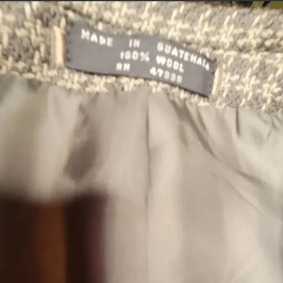 Jones New Your Men's Taupe Tweed Wool 2 button Blazer 44 L